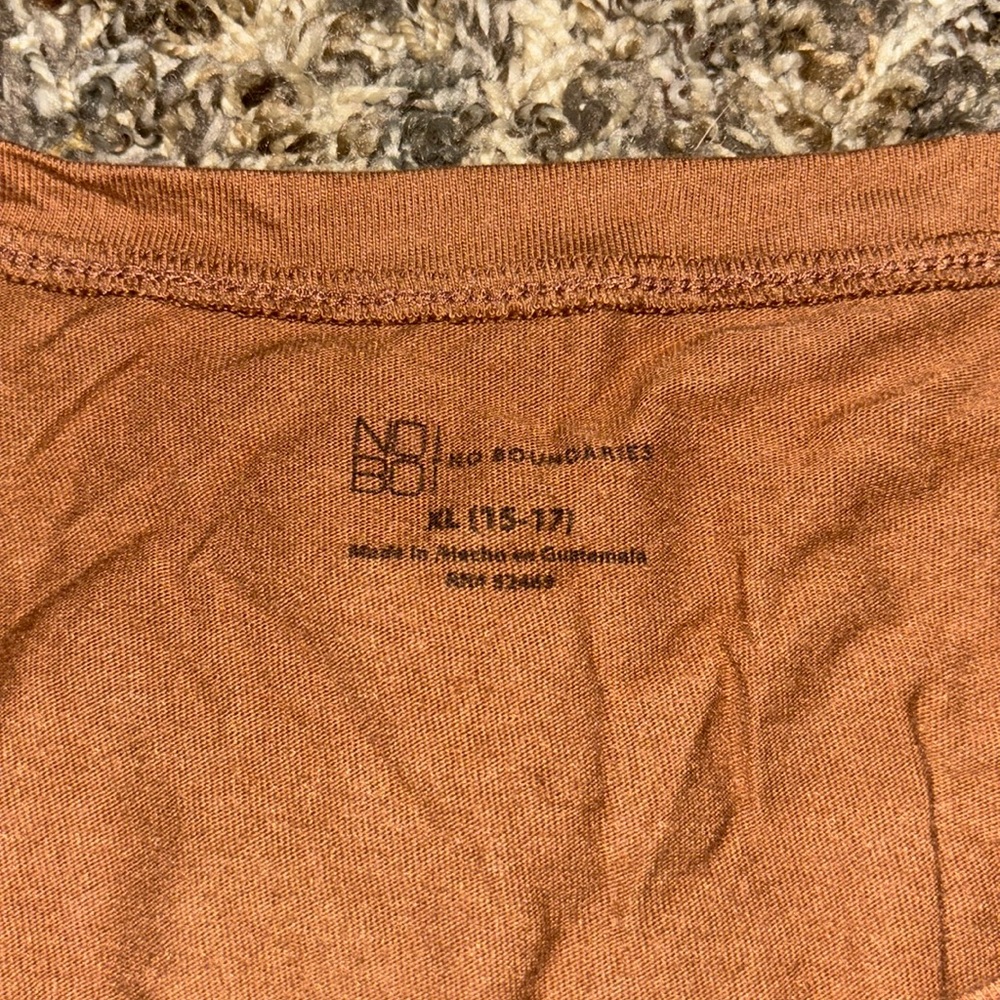 plain brown long sleeve